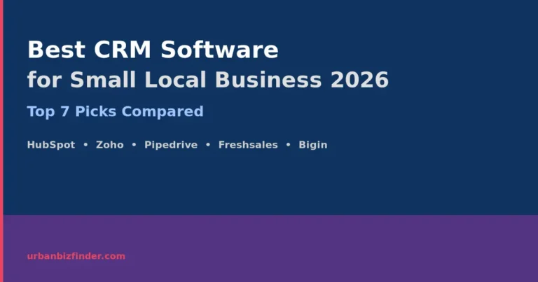 Best CRM software comparison for small local businesses 2026 - HubSpot Zoho Pipedrive Freshsales