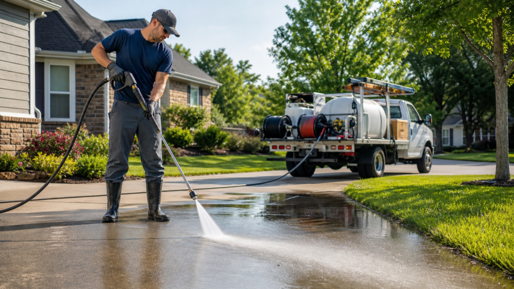 7-Step Guide to Start a Pressure Washing Business in 2026 — editorial image for this urbanbizfinder.com article