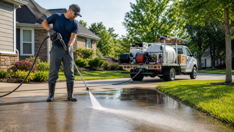 7-Step Guide to Start a Pressure Washing Business in 2026 — editorial image for this urbanbizfinder.com article